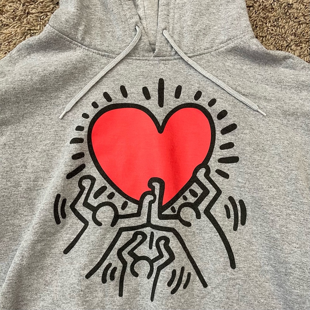 Keith Haring Heart Sweatshirt
